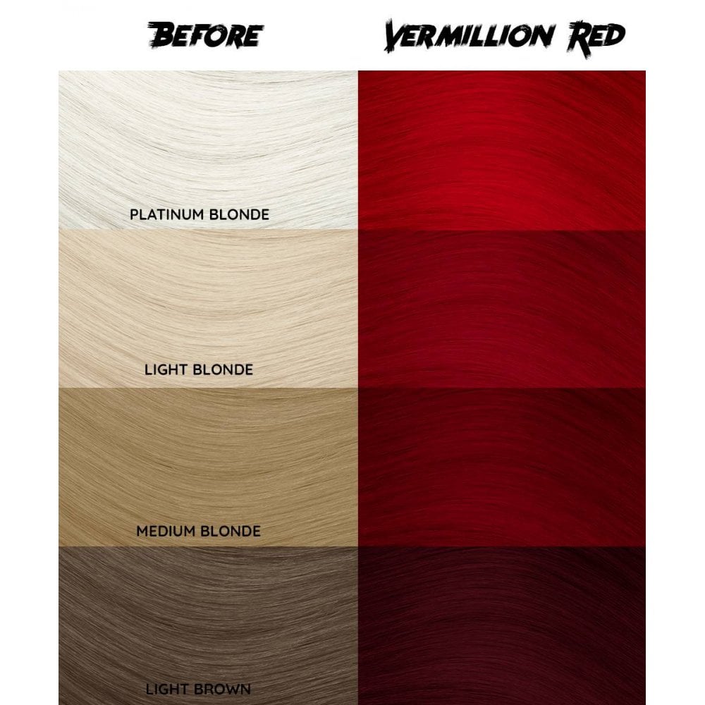 Crazy Color – Vermillion Red 100ml