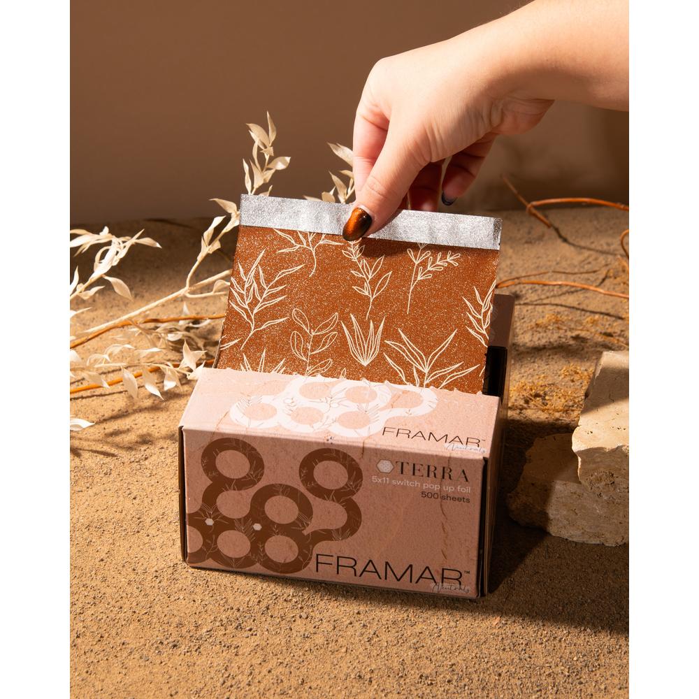Framar - 5x11" Pop Up Foil "Neutrals Terra" 500 Sheets