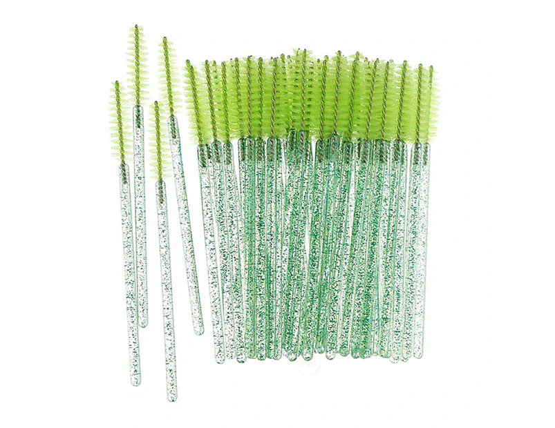 Mascara Glitter Wands 50pk - Green
