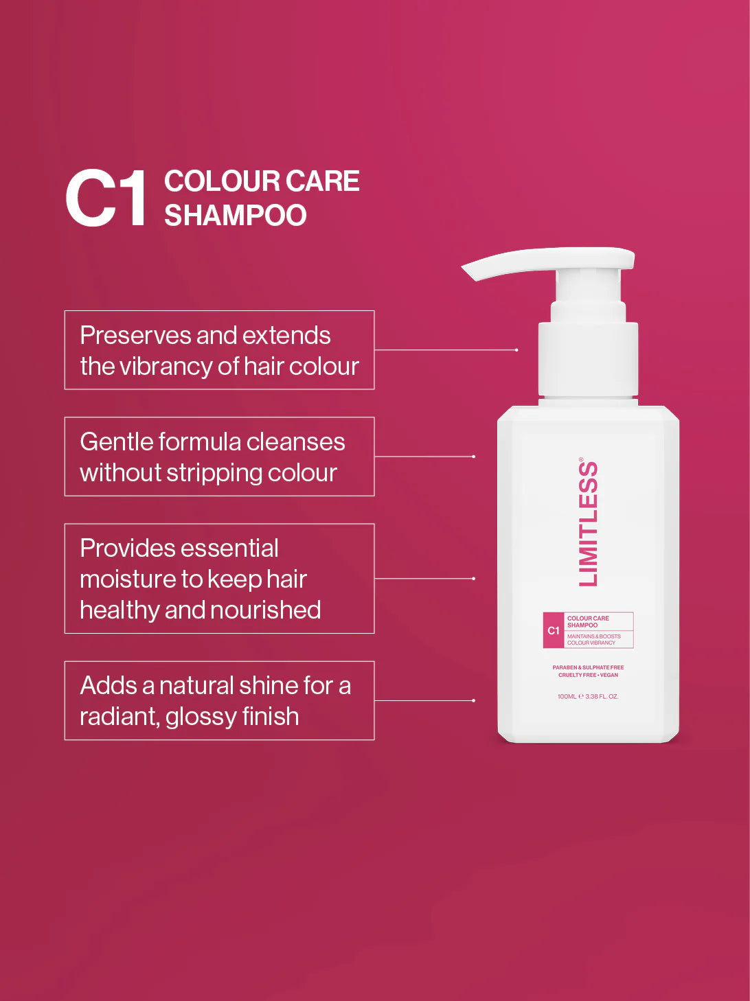 Limitless - C1 Colour Care Shampoo 100ml