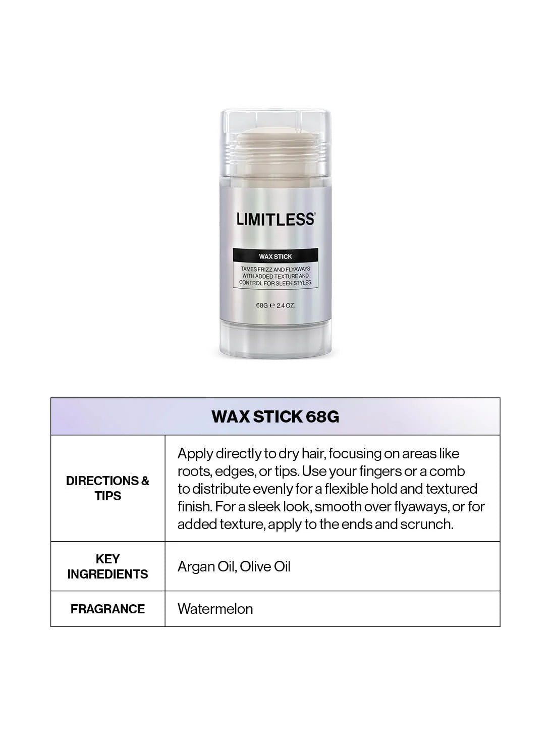 Limitless - Wax Stick 68g