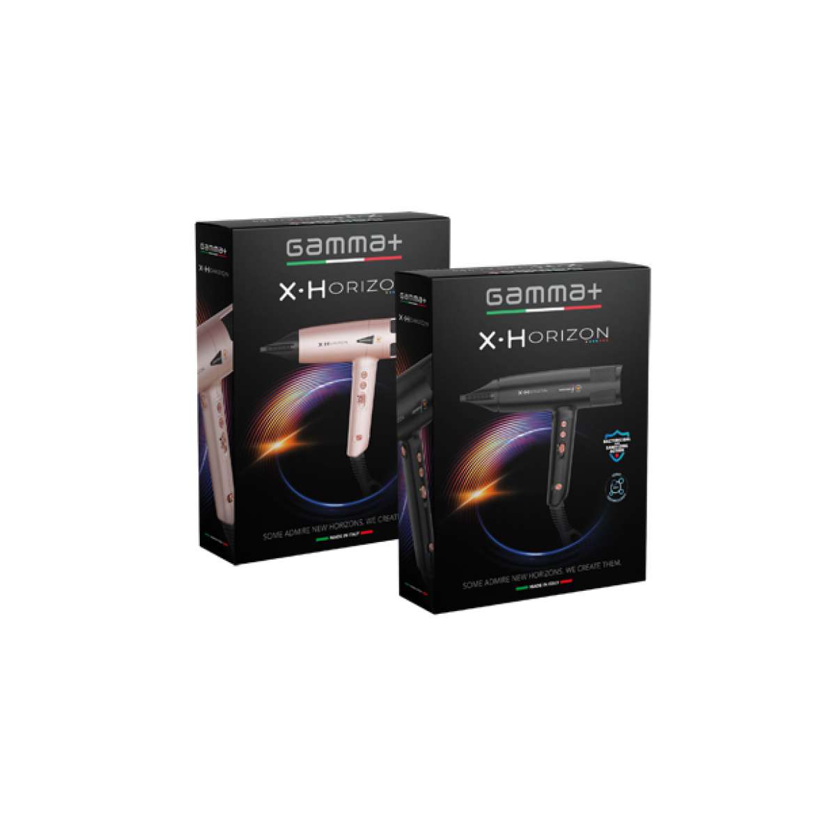 Gamma+ X-Horizon Hair Dryer - Black