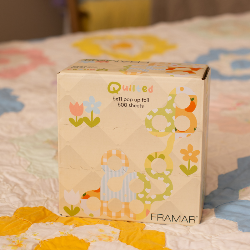 Framar - 5x11" Pop Up Foils "Quilted" 500 Sheets