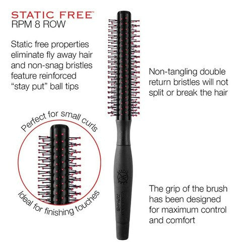 Cricket - Static Free RPM 8 Row Brush