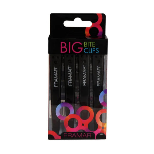 Framar - Big Bite Clips "Black" 4pc